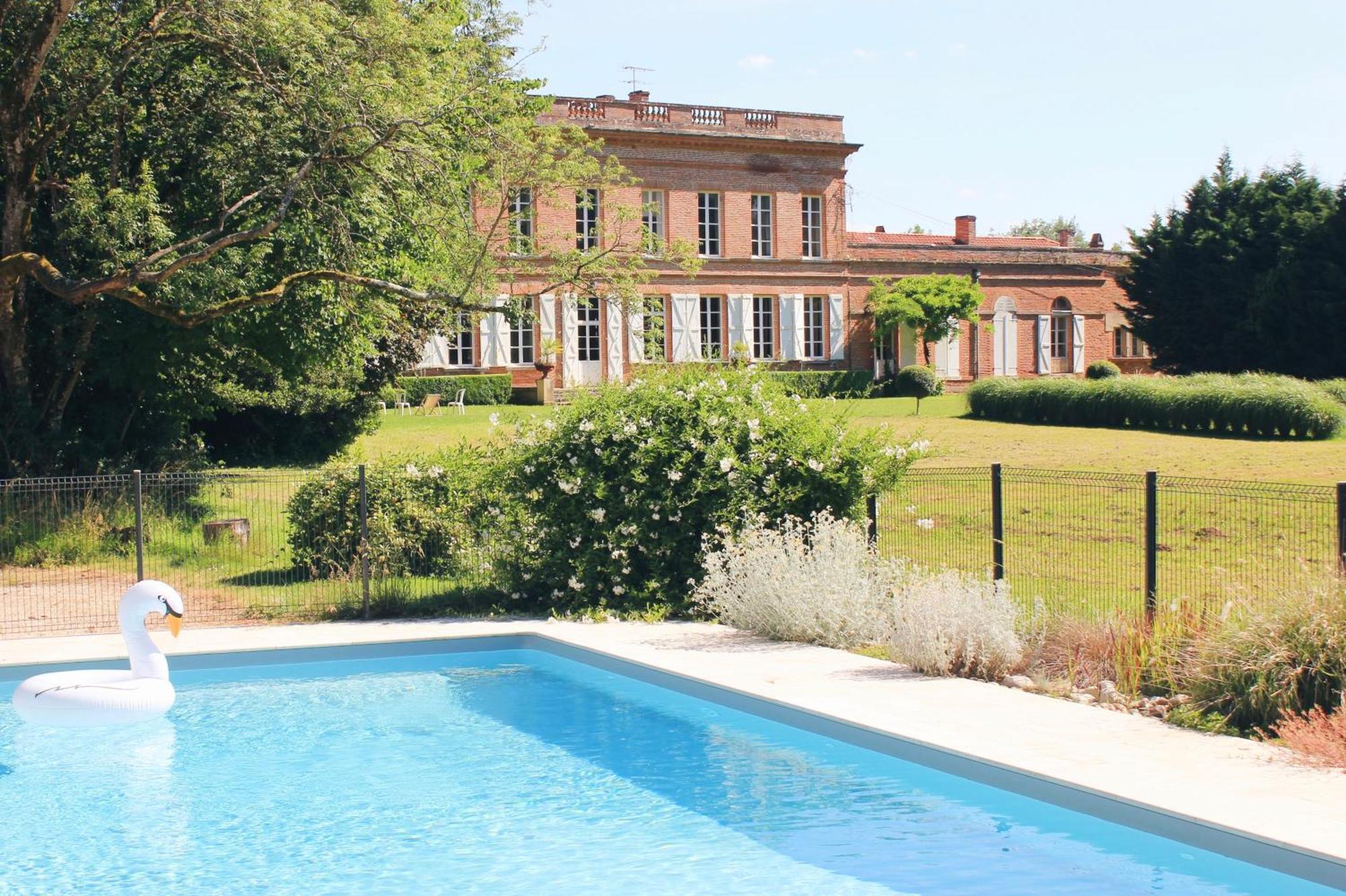Gite Manzana Au Chateau Lavalade Castelsarrasin Exterior foto